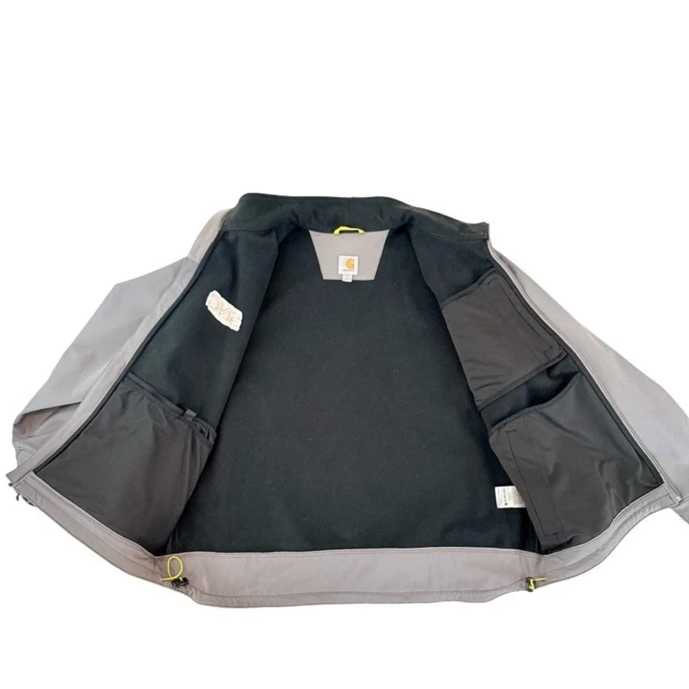 CARHARTT Rain‎ Defender Relaxed Fit Heavyweight Softshell Jacket Charcoal 2XL